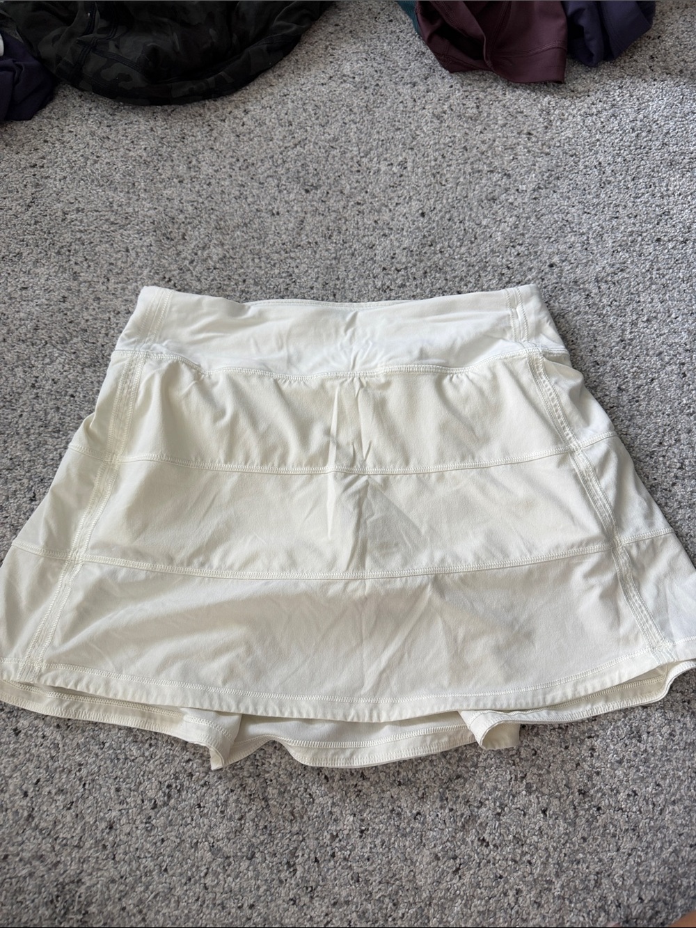 lululemon athletica Cream Performance Skort